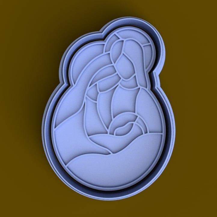 christmas cookie cutter - manger - nativity scene