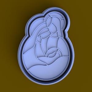 christmas cookie cutter - manger - nativity scene