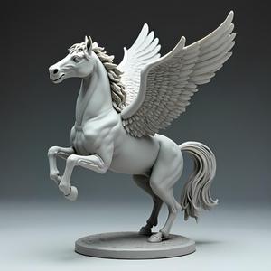 32mm Winged Steed Miniature