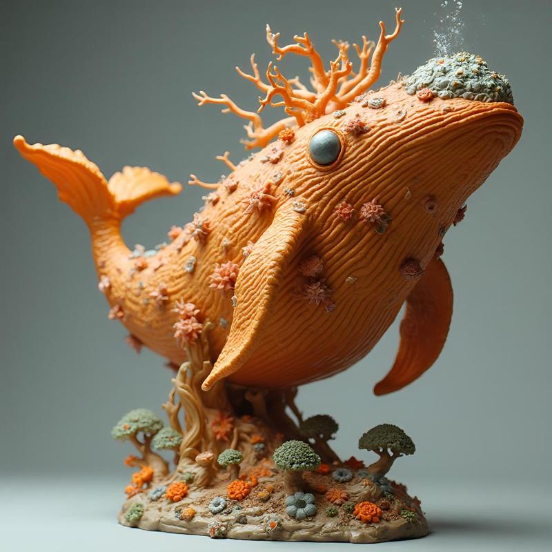 Coral Whale 28-32mm Fantasy Miniature