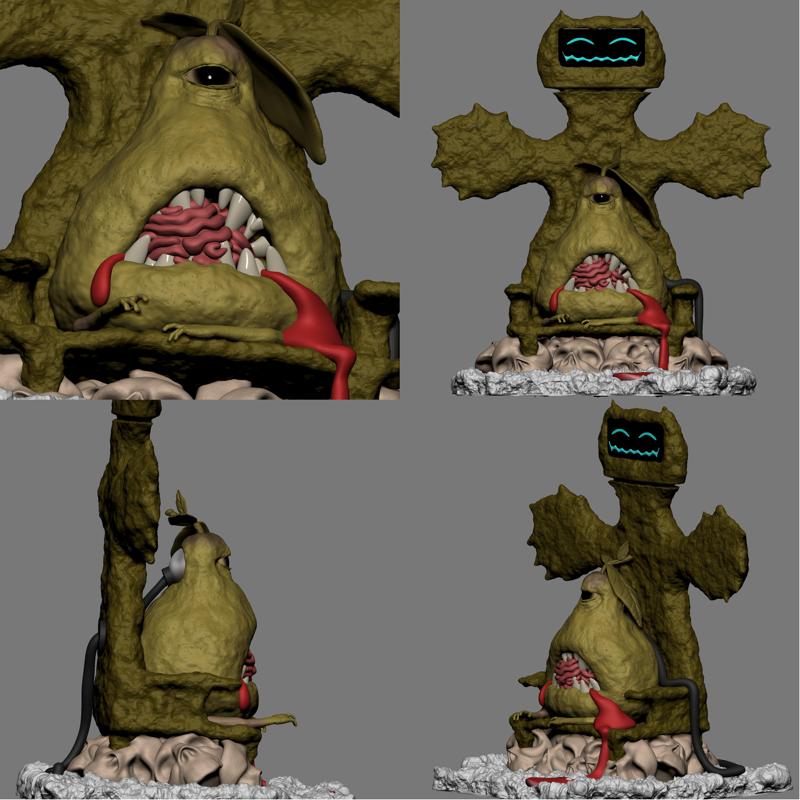 Human Nature: The Brain Devourer - oc 3d printable files