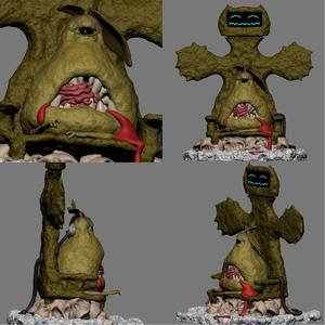 Human Nature: The Brain Devourer - oc 3d printable files
