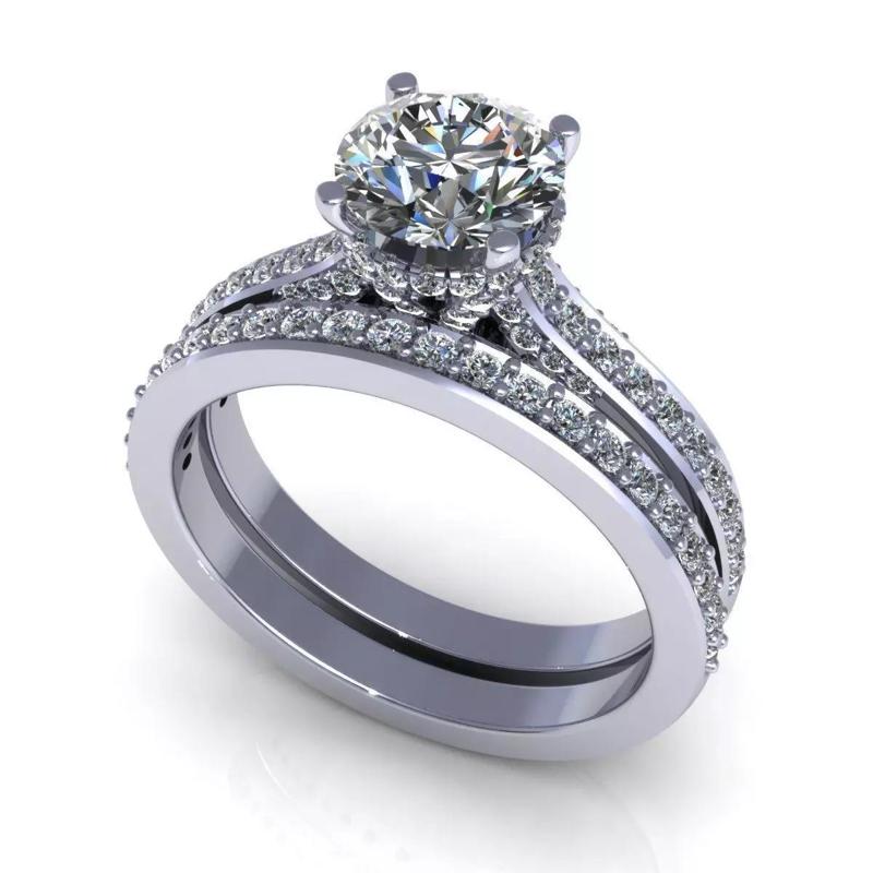 Bridal Set Woman Engagement Ring