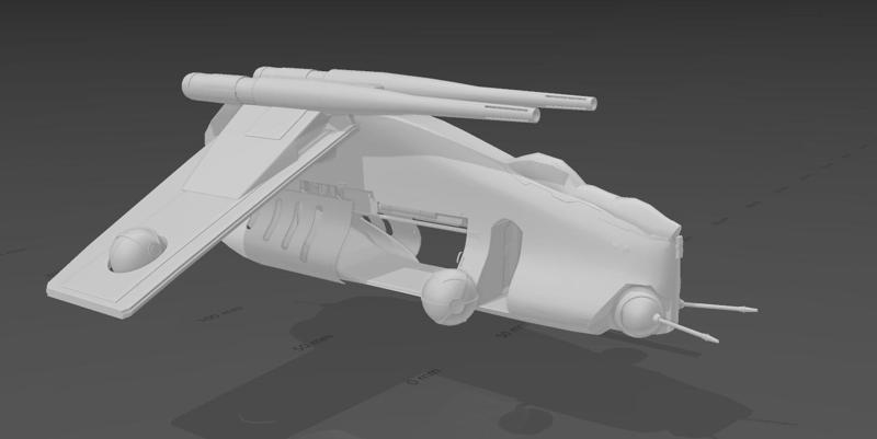 Republic gunship Star wars