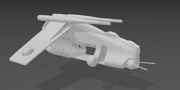 Republic gunship Star wars
