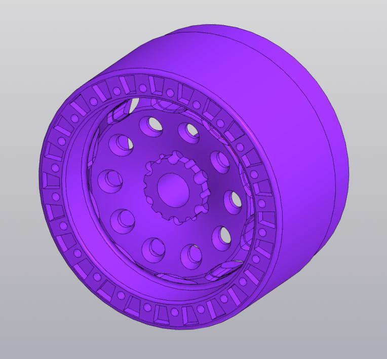 Rims for SUV (Type D) for hotwheels 1:64