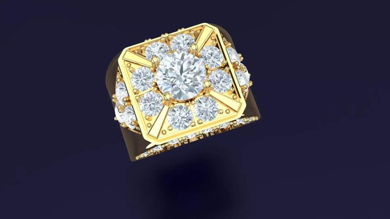 Ring Men  3D print model 1