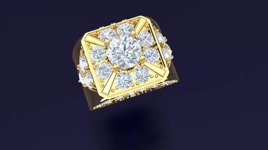 Ring Men  3D print model 1