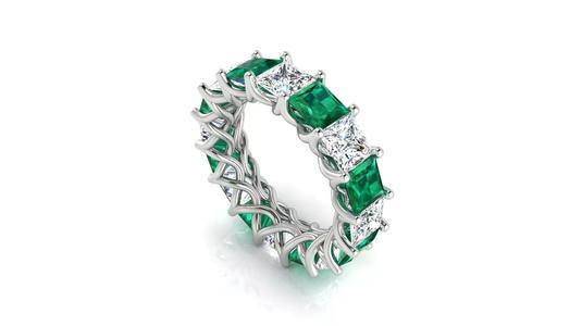 Ring M117 The luxury female ring with gems wedding Size 9 5 USA