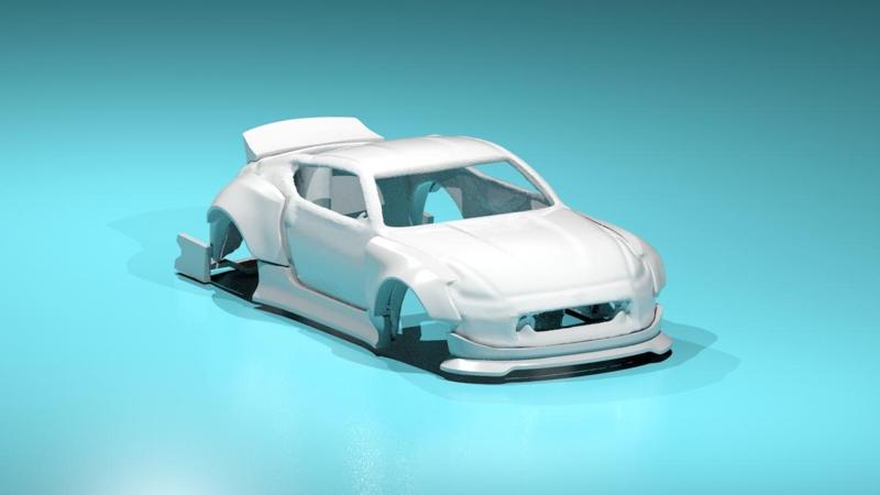 Fairlady 370z UFO Kit for Hotwheels