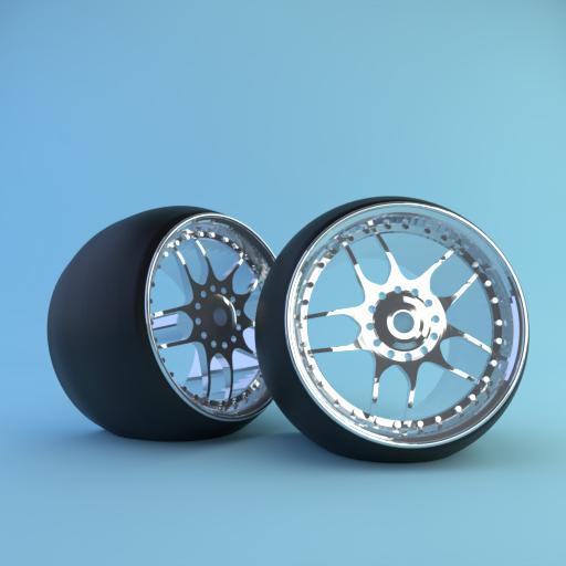 JDM Wheels for 1:64 scale