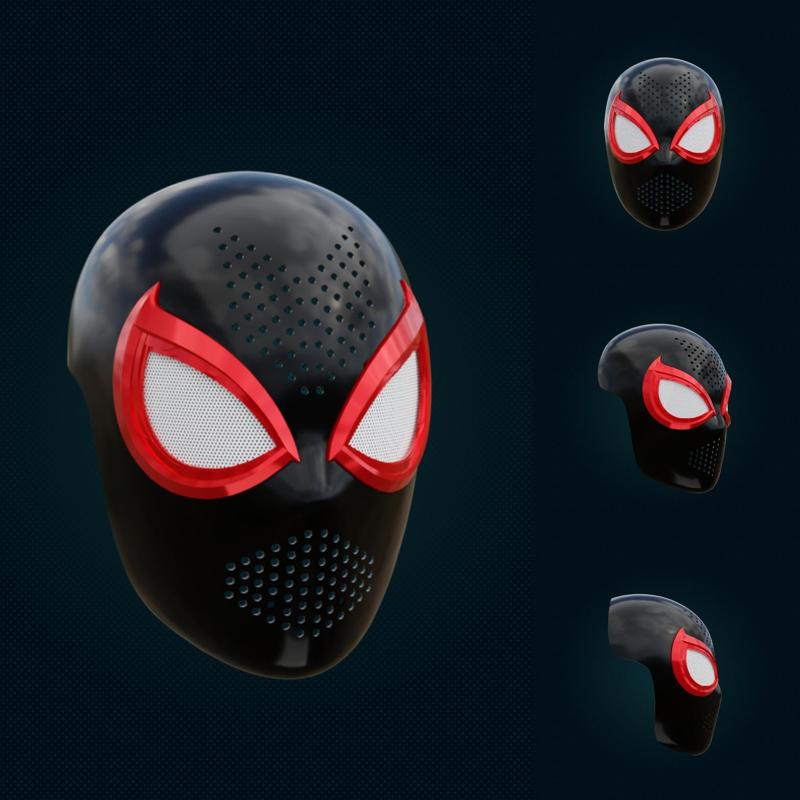 Marvel's Spider-man Miles Morales faceshell