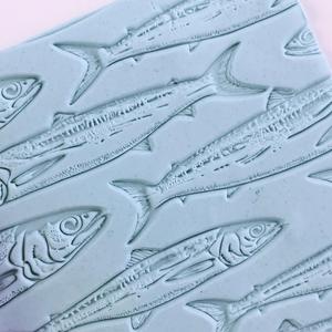 sARDINES TEXTURE rOLLER for clay