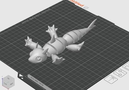 FlexiSona Base STL - Shark