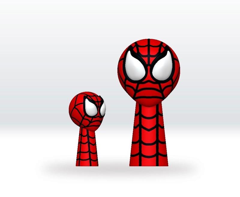 Sprunki Spiderman STL 3D Model Character Fanart
