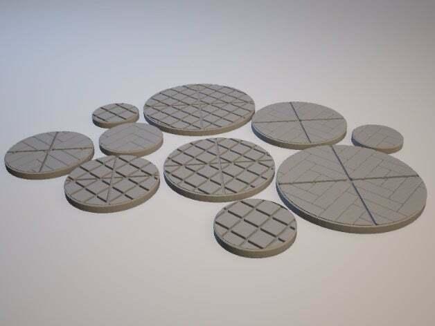Z.O.D. Modern City Theme Bases (28mm/Heroic scale)