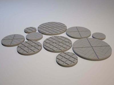 Z.O.D. Modern City Theme Bases (28mm/Heroic scale)