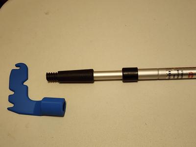 Christmas light hanging tool for Painter's poles