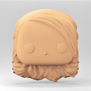 Stylized Chibi / POP Head STL | 3D Print File | WH_2-7