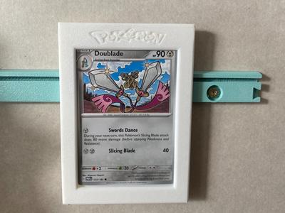Pokémon Sleeved Card Wall Mount Display RailSystem