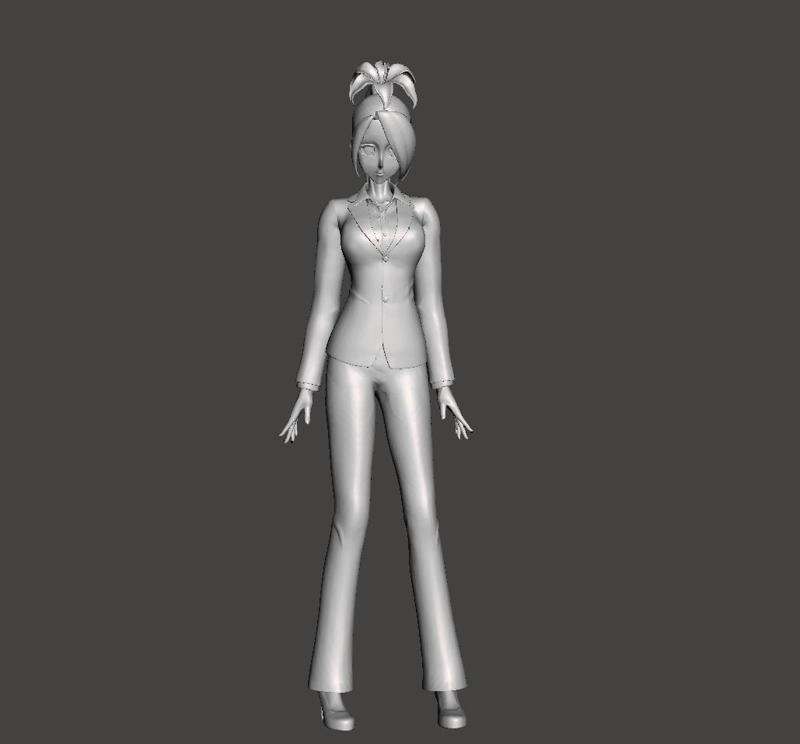 Lily Blizzard Group 3D Model