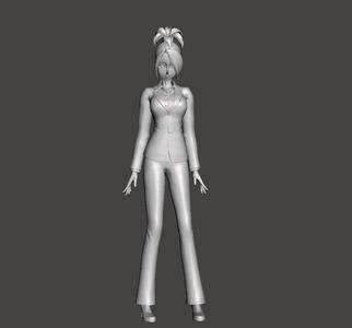 Lily Blizzard Group 3D Model