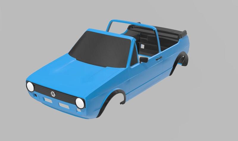 VOLKSWAGEN GOLF MK-1 Cabriolet GTI 1:24 & 1:25 SCALE