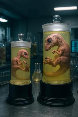 Jurassic Park Dinosaur Embryo Jar Velociraptor Blue Embryo Jurassic World