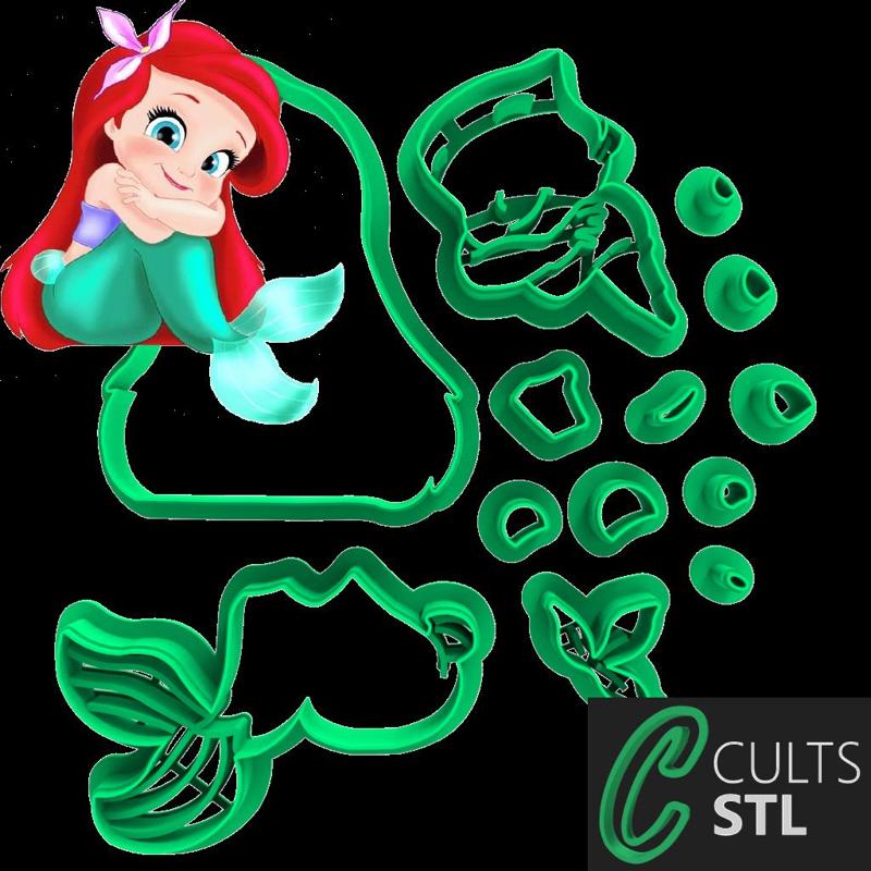 CORTADOR PEQUENA SEREIA 1 - 7cm