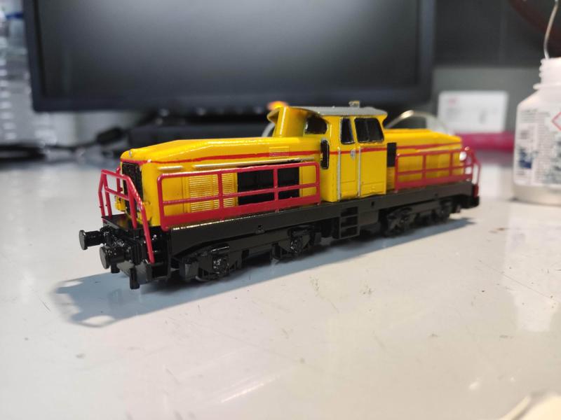 Train 3d model kit henschel dhg 1000bb game toy