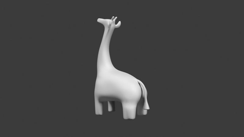 Cute Stylized Giraffe
