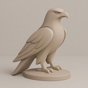 Eagle Statue Bust - 3D Printable Home Decoration