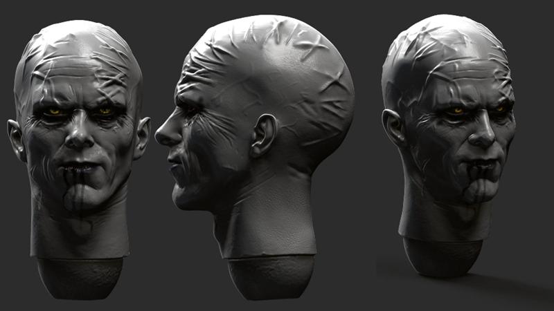 Gorr Butcher of Gods (Thor 4) 1/6 Head Christian Bale