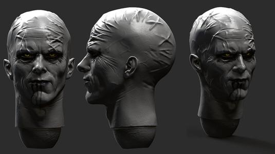 Gorr Butcher of Gods (Thor 4) 1/6 Head Christian Bale