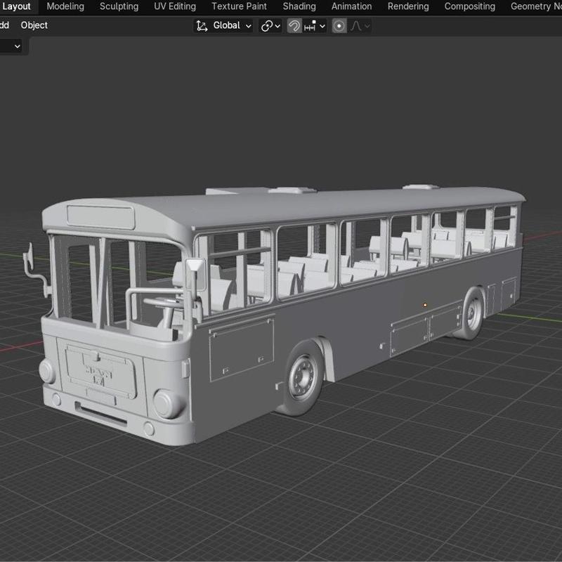 MAN SL200 Standard Bus (HO-scale, 1/87)