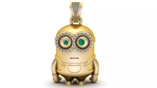 Minion-Inspired Pendant 3D Printable Model