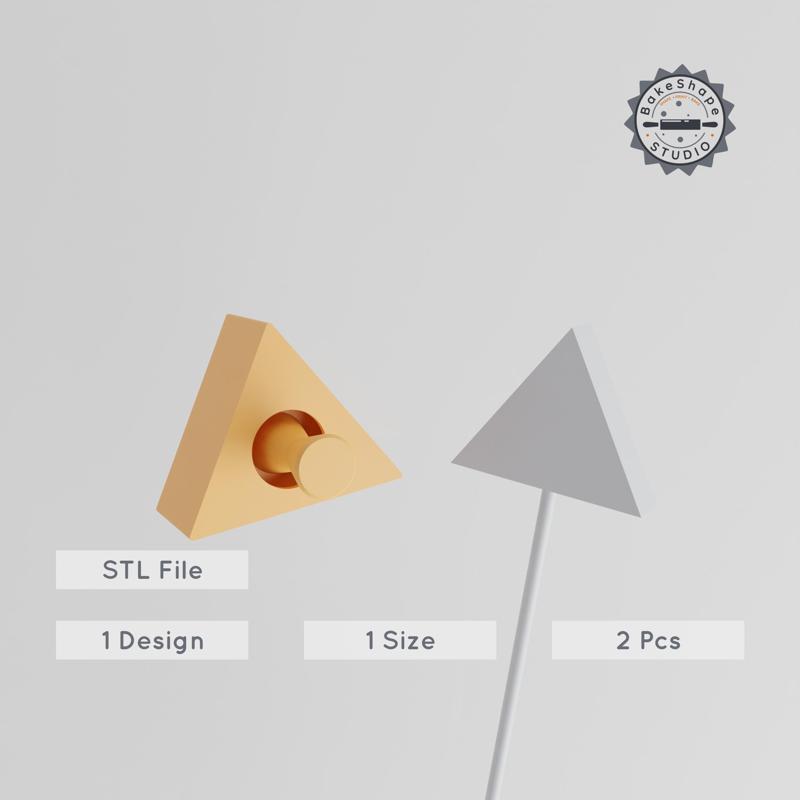 Tent Cake Pop Mold Set, Camping Shelter & Wigwam Designs, 2-Piece Relaxing Camp STL for 3D Printing