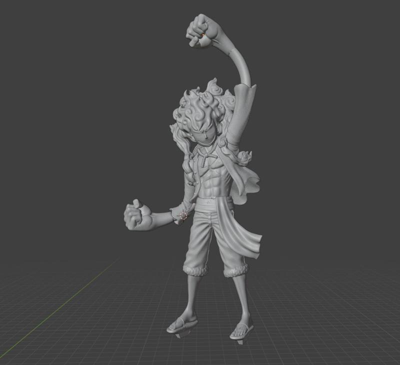 ⚪ Life-Size Gear 5 Luffy – Nika Form ⚪