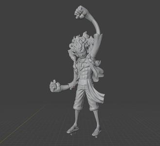 ⚪ Life-Size Gear 5 Luffy – Nika Form ⚪