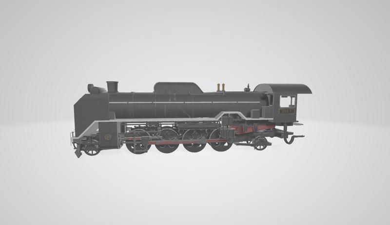 steam locomotive JNR D51