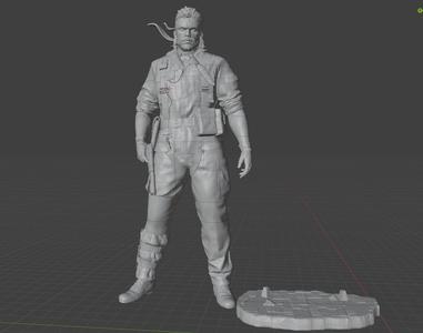 🦂 Life-Size Metal Gear Solid – Big Boss (Snake Eater / Delta Edition) | Full Model