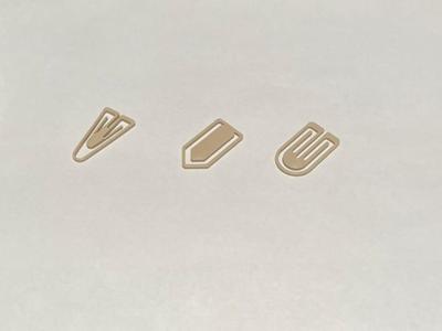 Minimalist 3D Clips – Office Pack 3 cm