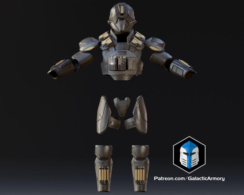 Helldivers 2 - Juggernaut Armor - 3D Print Files