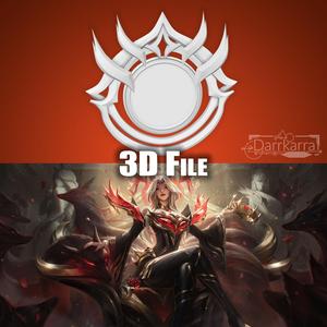 Ahri Immortalized Legend Back Accessories League of Legends STL files