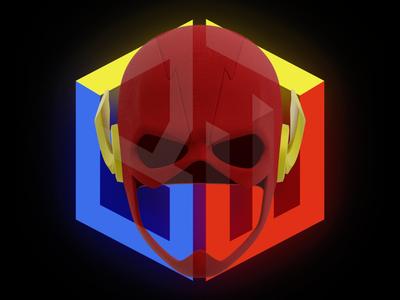 The Flash Textured Helmet