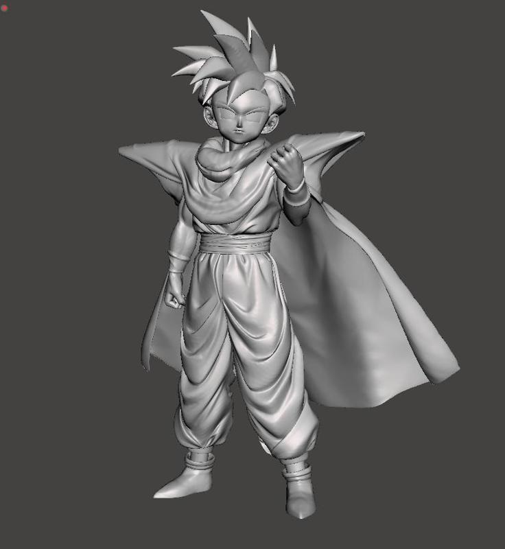 Son Gohan ( with cape) 3D Model