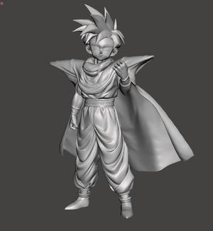 Son Gohan ( with cape) 3D Model