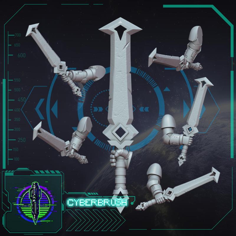 Space Vikings sword set 6