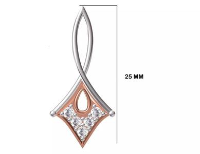 Women Unique Pendant STL OBJ FBX JCD Details