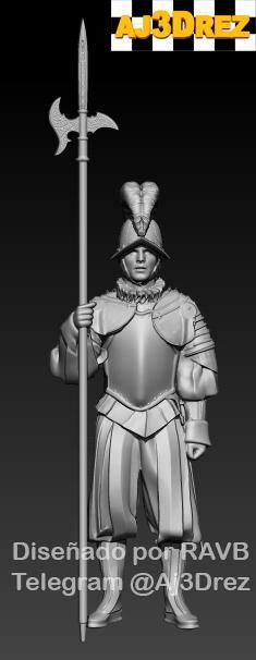 SWISS PAPAL GUARD IN ARMOR
